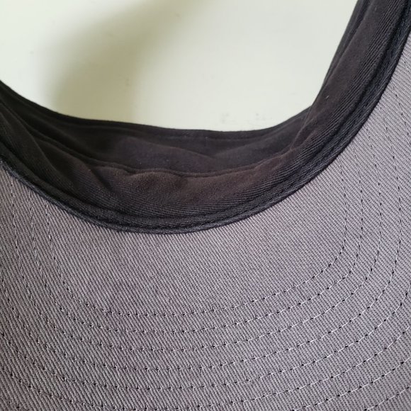 Akron RubberDucks Visor Hat Cap Strap Back Black 47 MiLB Baseball Preowned - Picture 10 of 13